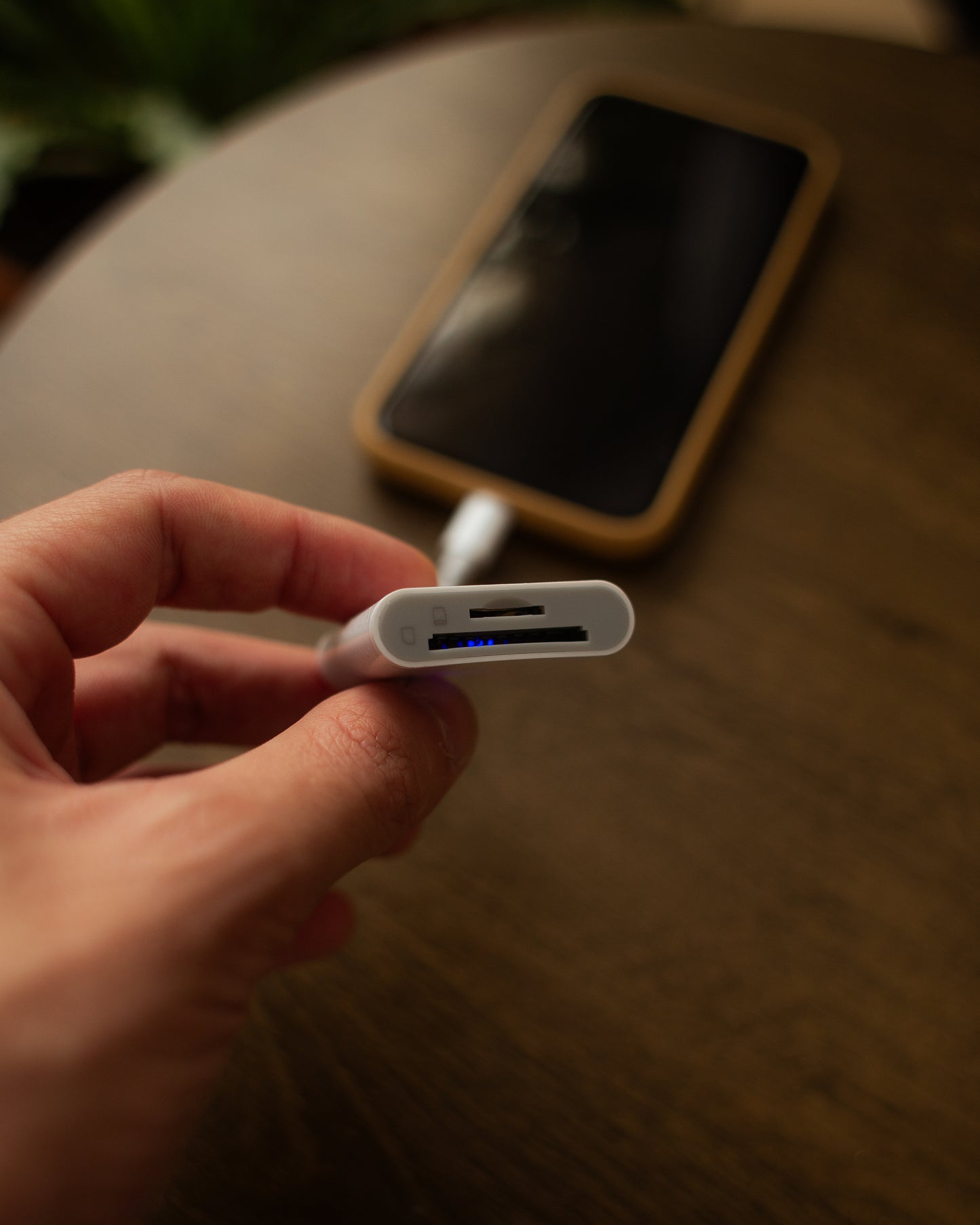 Adaptador de cartão SD para lightning
