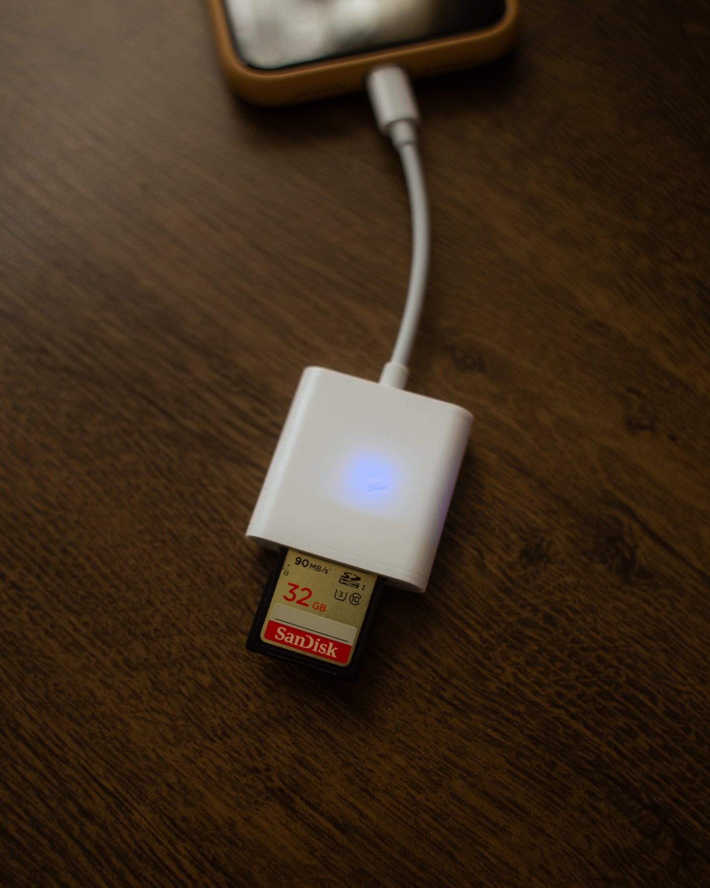 Adaptador de cartão SD para lightning