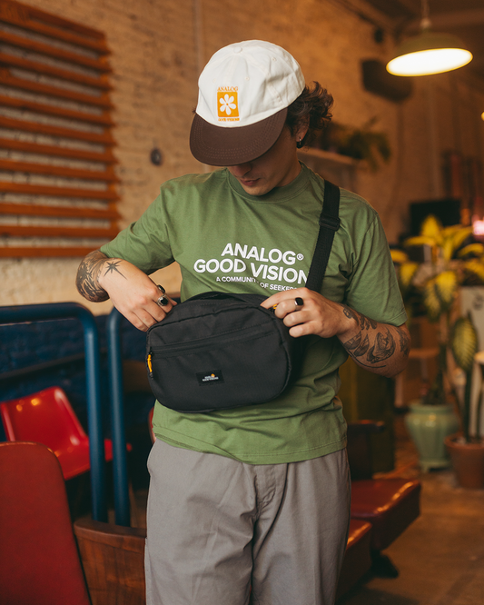 Camera bag crossbody Analog large - black