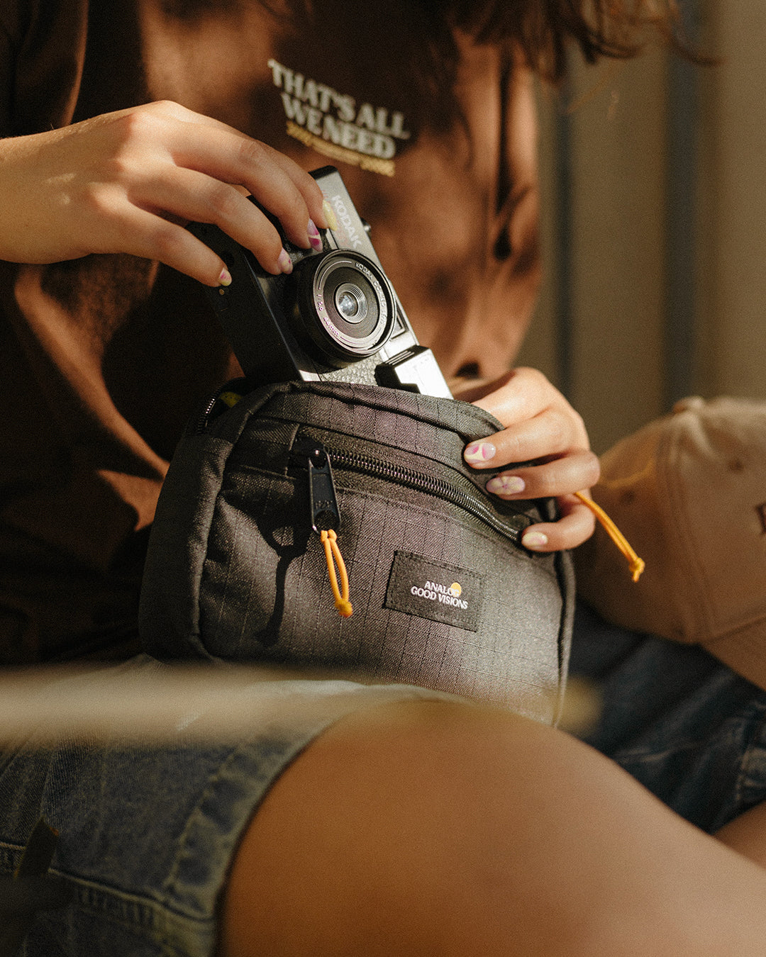 Camera bag crossbody Analog - Black