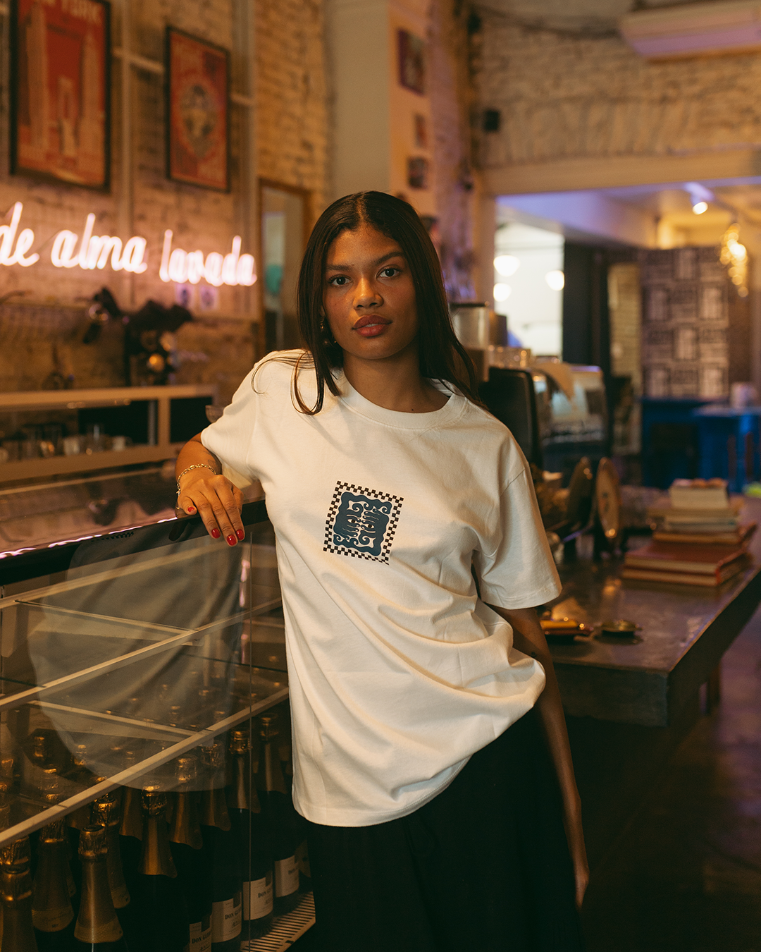 Camiseta Good Vision - off white