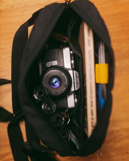 Camera bag crossbody Analog large - black