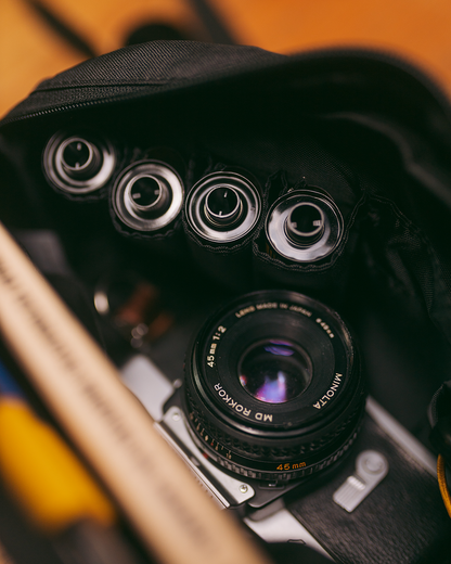 Camera bag crossbody Analog large - black