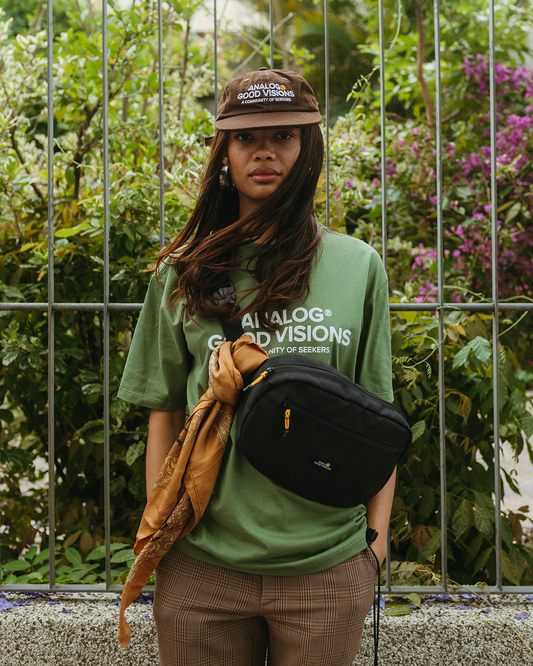 Camera bag crossbody Analog large - black