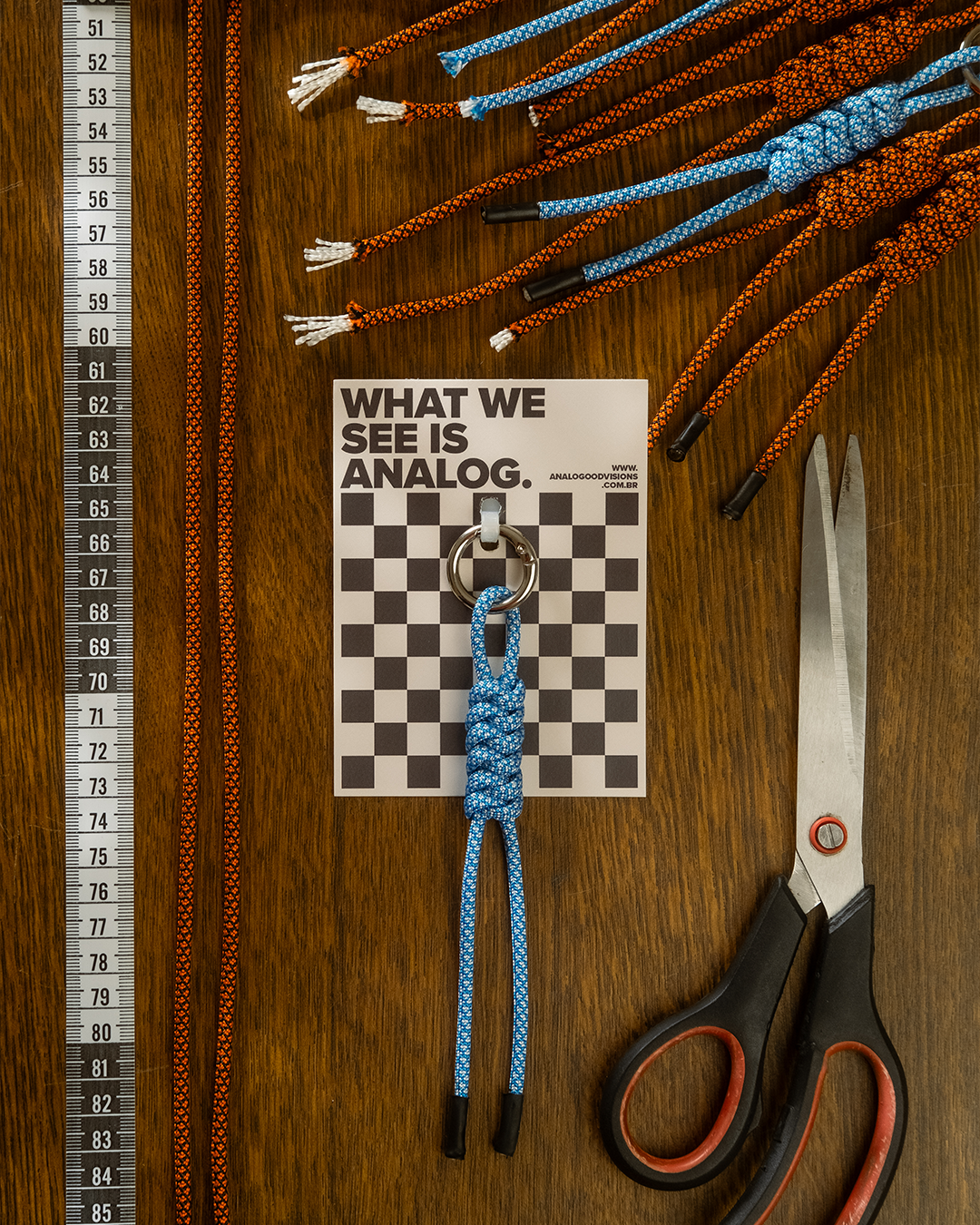 Chaveiro Paracord Analog