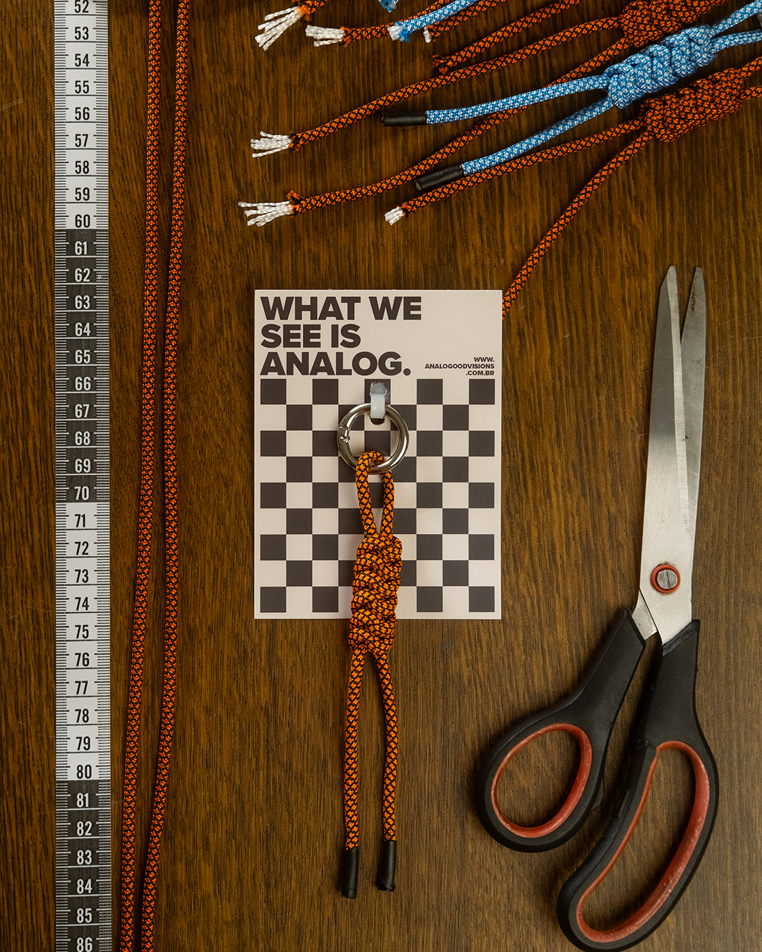 Chaveiro Paracord Analog