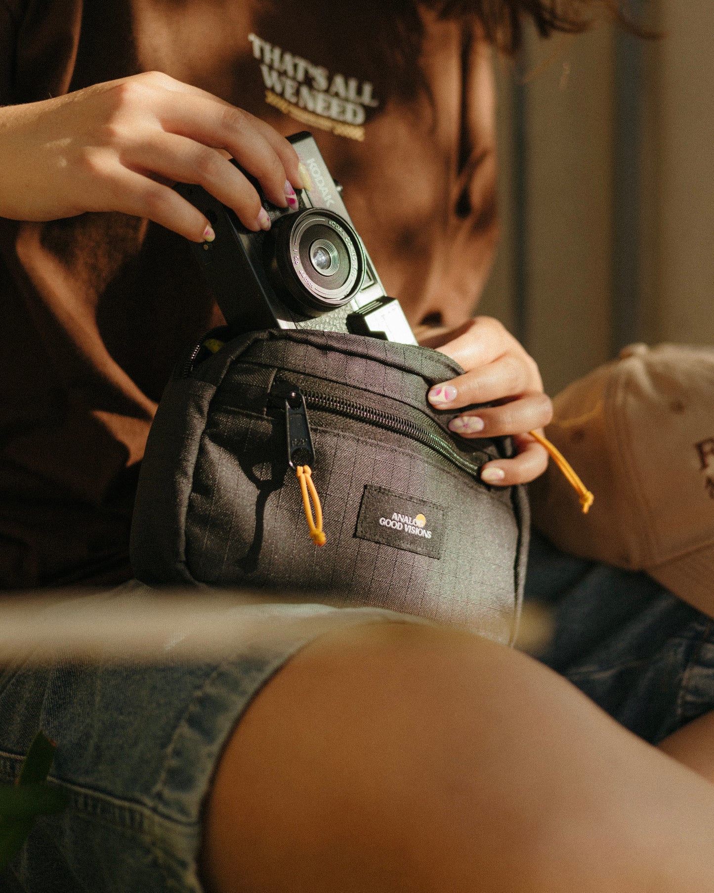 Camera bag crossbody Analog - Black (pequenos defeitos)