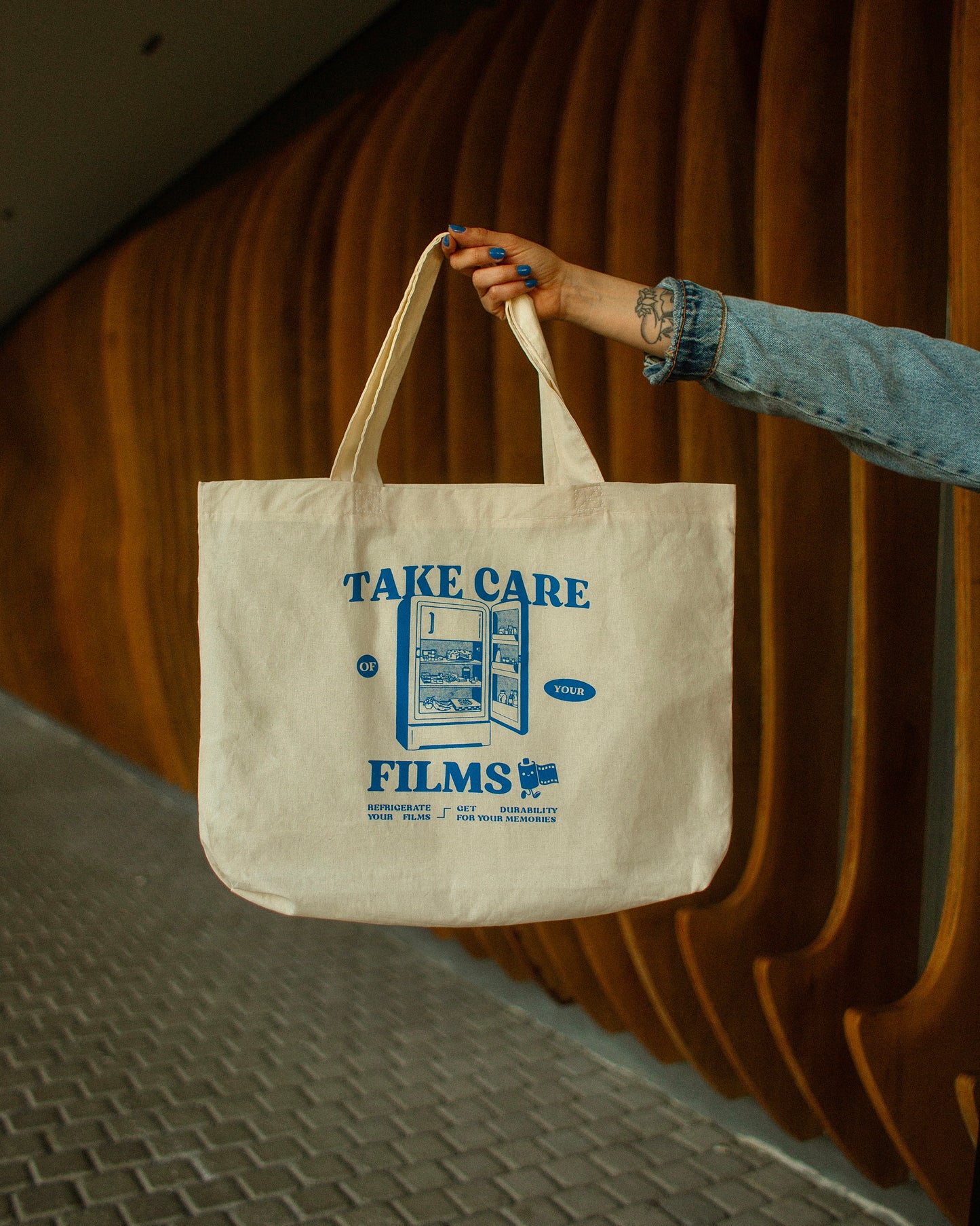 Tote Bag Take Care Of Your Films