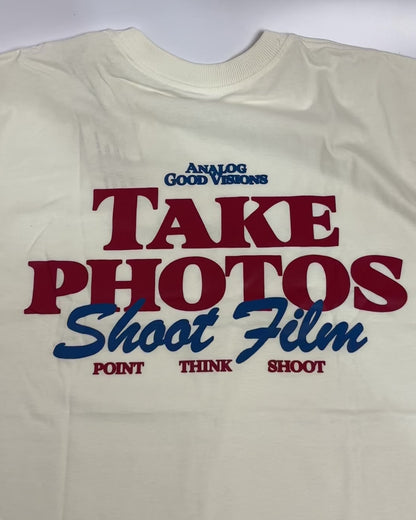 Camiseta Take Photos, Shoot Film - Tam P