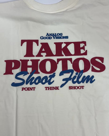 Camiseta Take Photos, Shoot Film - Tam GG
