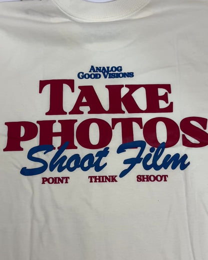Camiseta Take Photos, Shoot Film - Tam M